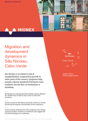 Cover image: Migration and development dynamics in São Nicolau, Cabo Verde