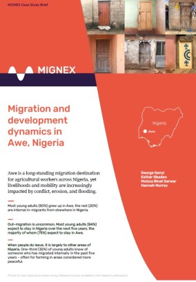 Cover image: Migration and development dynamics in Awe, Nigeria