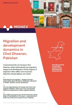 Cover image: Migration and development dynamics in Chot Dheeran, Pakistan