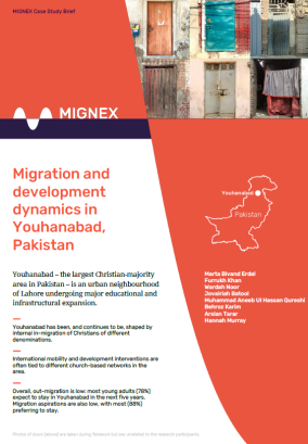 Cover image: Migration and development dynamics in Youhanabad, Pakistan