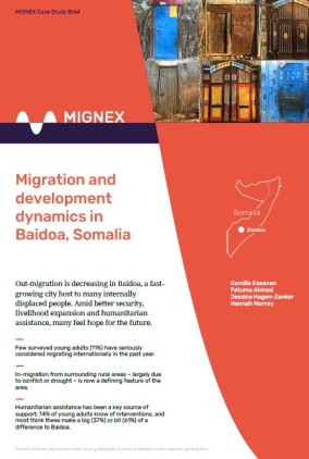 Cover image: Migration and development dynamics in Baidoa, Somalia