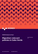Cover image of publication 'Migration-relevant policies in Cabo Verde'.
