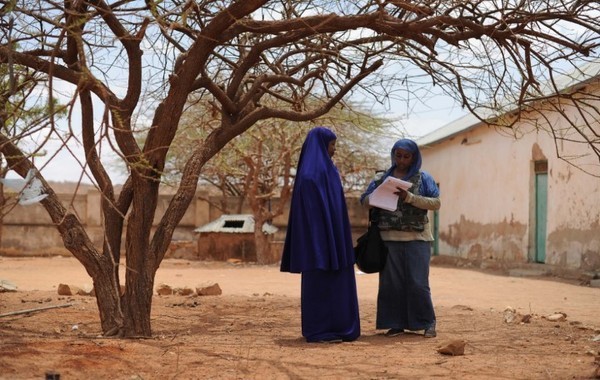 Health workers in Gedo region, Somalia
