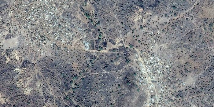 Google Earth image of Gbane, Ghana