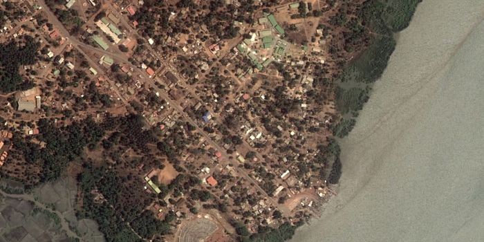 Google Earth image of Boffa, Guinea