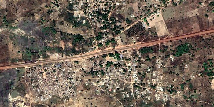 Google Earth image of Awe, Nigeria