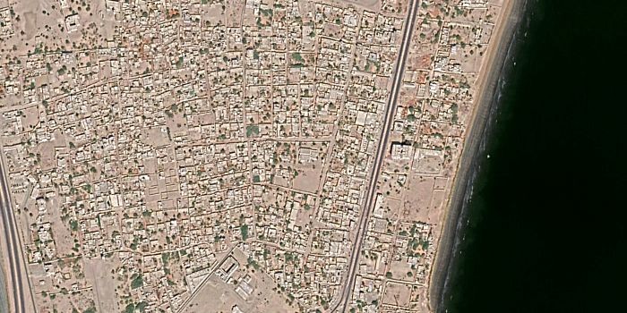 Google Earth image of Zindajan, Pakistan