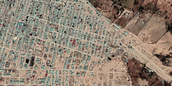 Google Earth image of Erigavo, Somalia