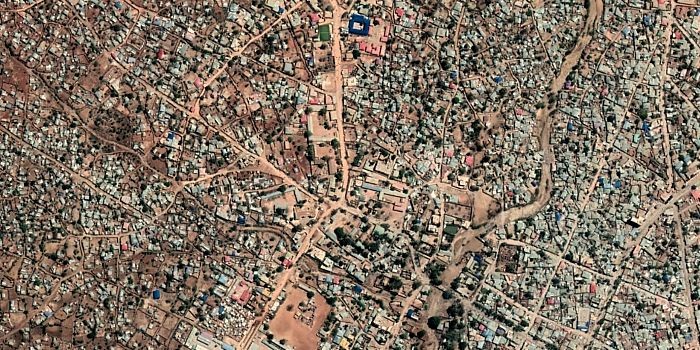 Google Earth image of Baidoa, Somalia