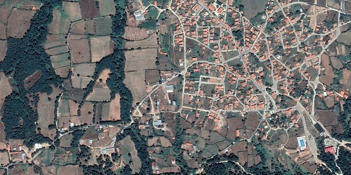 Google earth image of Yenice, Turkey