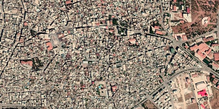 Google earth image of Kilis, Turkey