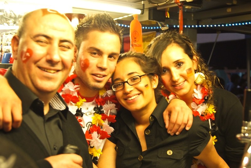 Turkish-Germans at the Euro 2008 match between Germany and Turkey