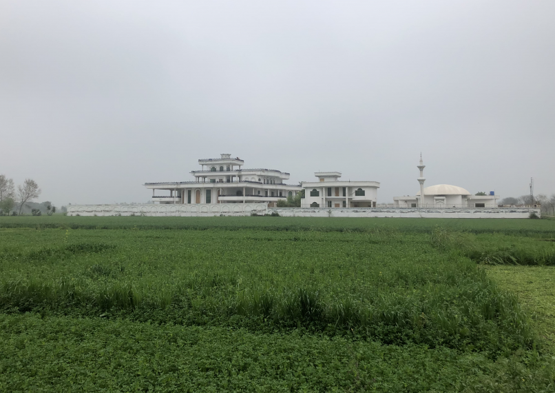 Migrant house with mosque