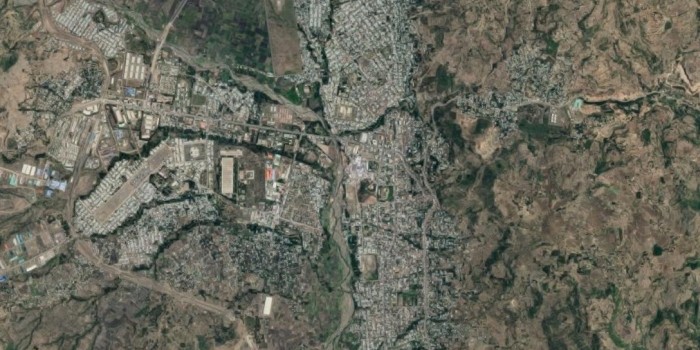 Google Earth image of Kombolcha, Ethiopia.