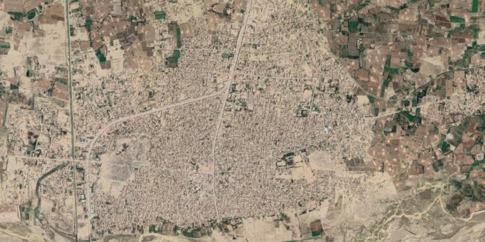 Google Earth image of Taunsa City, Pakistan.